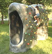 playground rocks to climb and learn